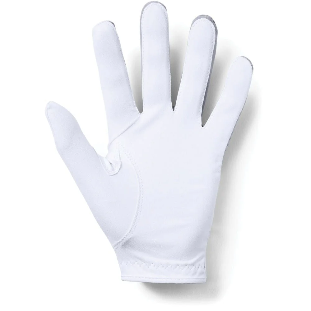 Under Armour Medal Golf Glove - Steel/White - 3-Pack - Image 3