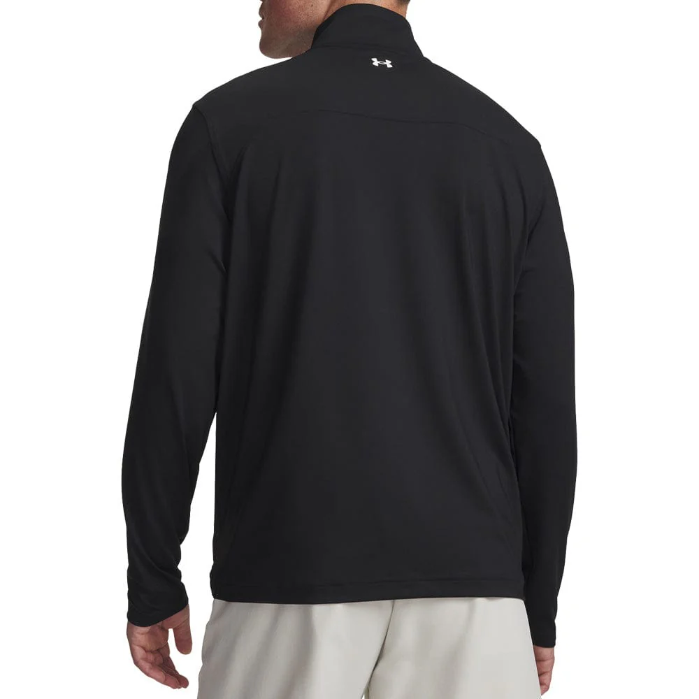 Under Armour T2G 1/4 Zip Pullover - Black/Black/White - Image 2