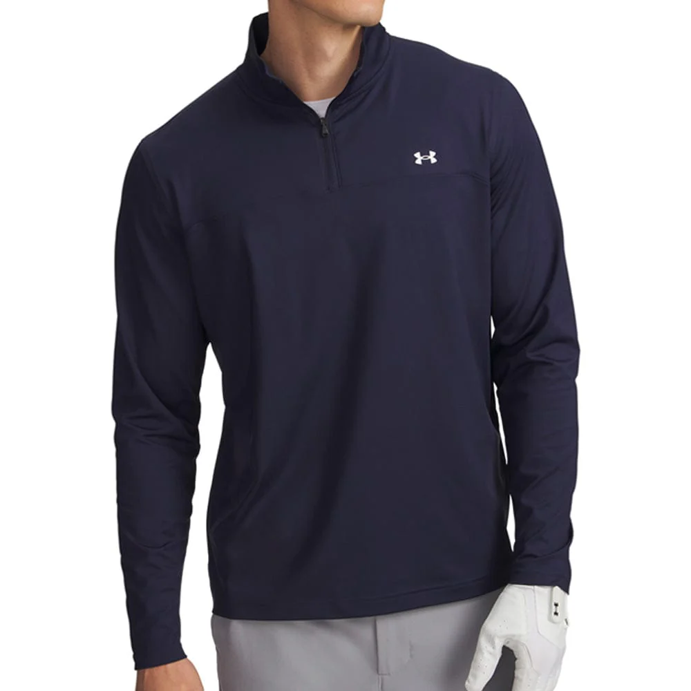 Under Armour T2G 1/4 Zip Pullover - Midnight Navy/Midnight Navy/White