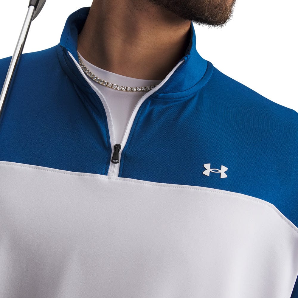 Under Armour T2G 1/4 Zip Pullover - Varsity Blue/White/White - Image 3