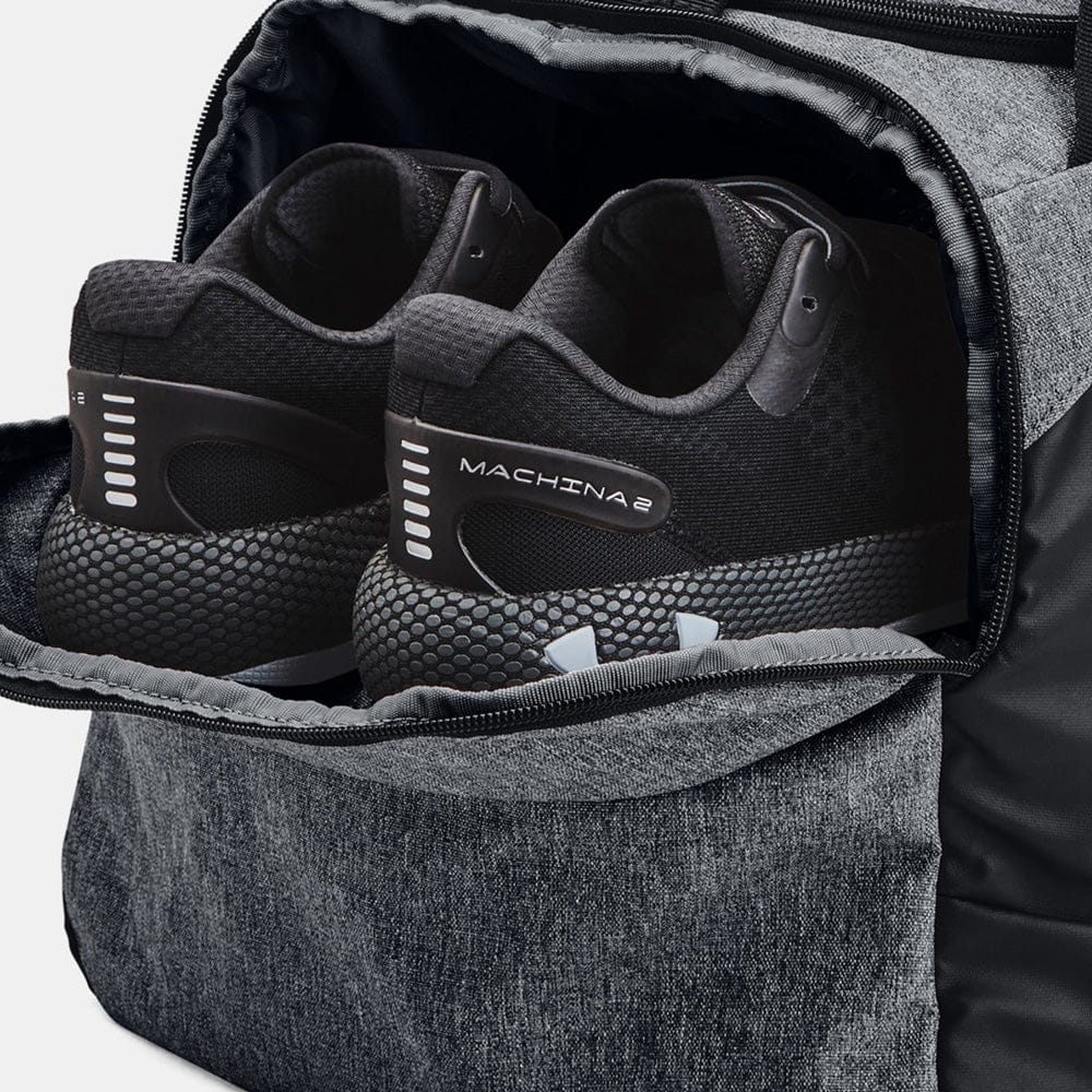 Under Armour Undeniable 5.0 Medium Duffle Bag - Black Medium Heather/Black/Metallic Silver - Image 3