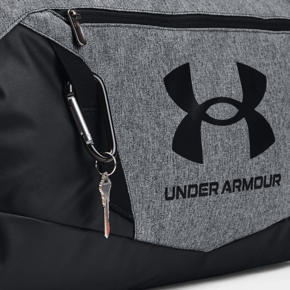 Under Armour Undeniable 5.0 Medium Duffle Bag - Black Medium Heather/Black/Metallic Silver - Image 5