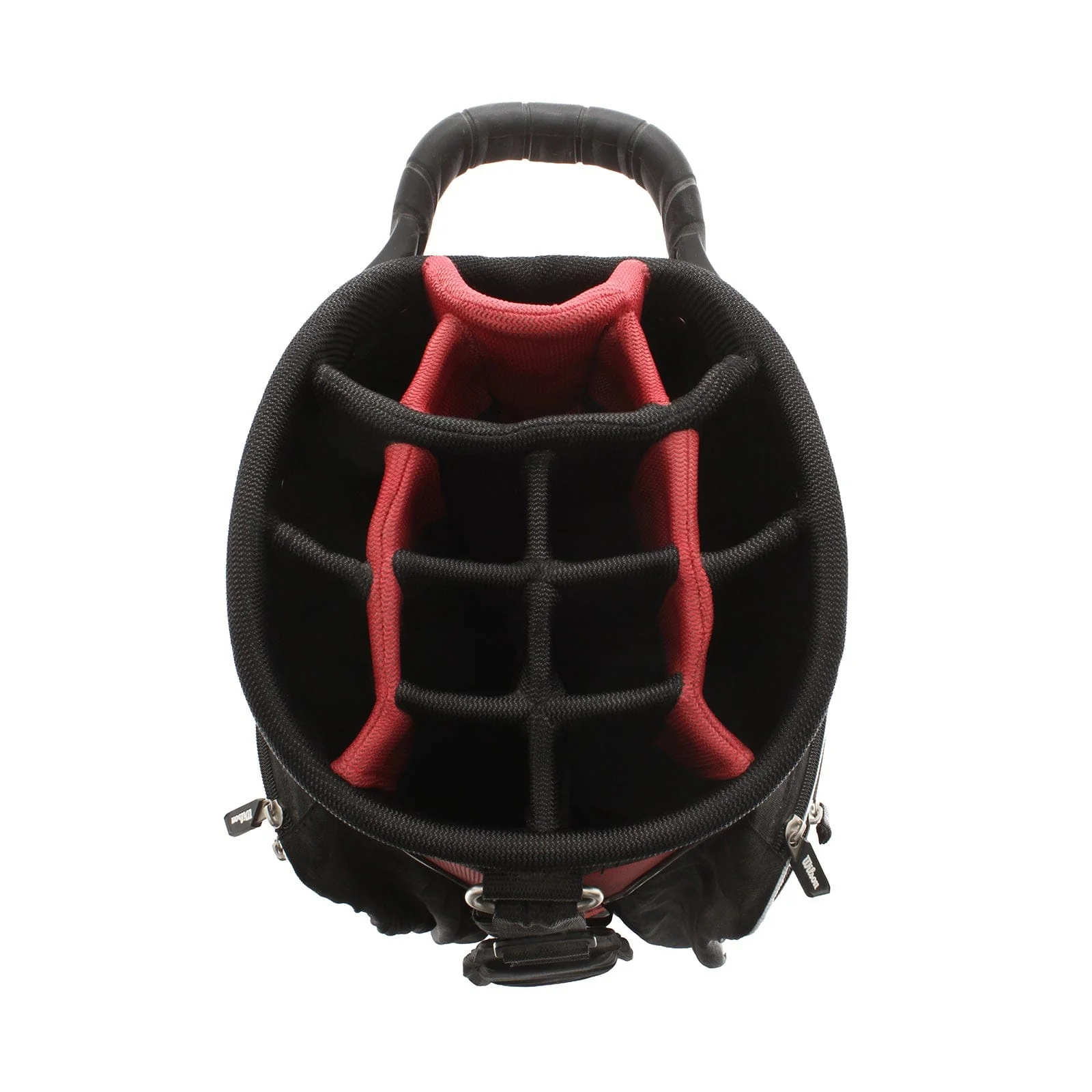 Wilson Cart Bag - Black/Red/White - Image 2