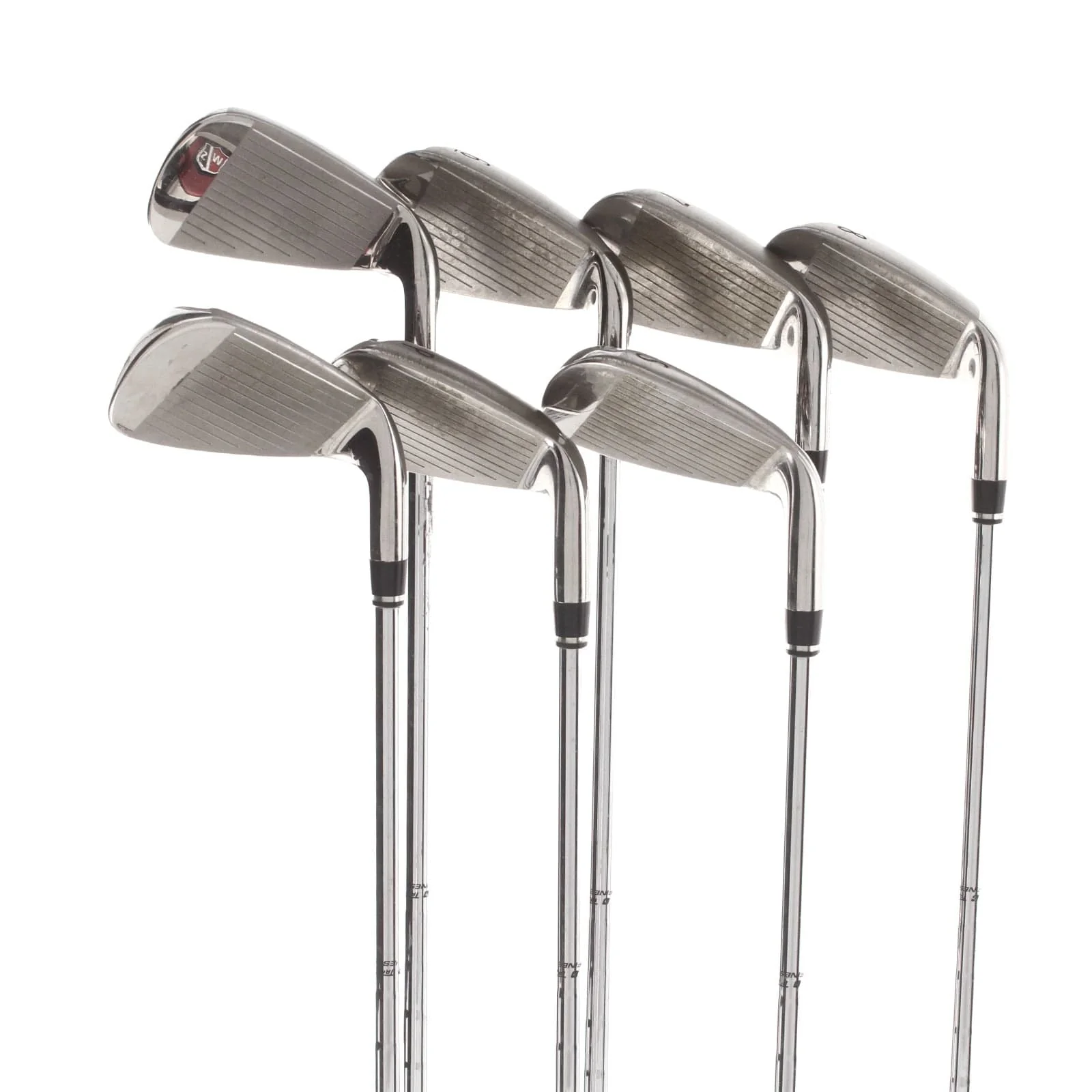 Wilson D100 Steel Mens Left Hand Irons 5-SW Uniflex - Wilson SL85 - Image 4