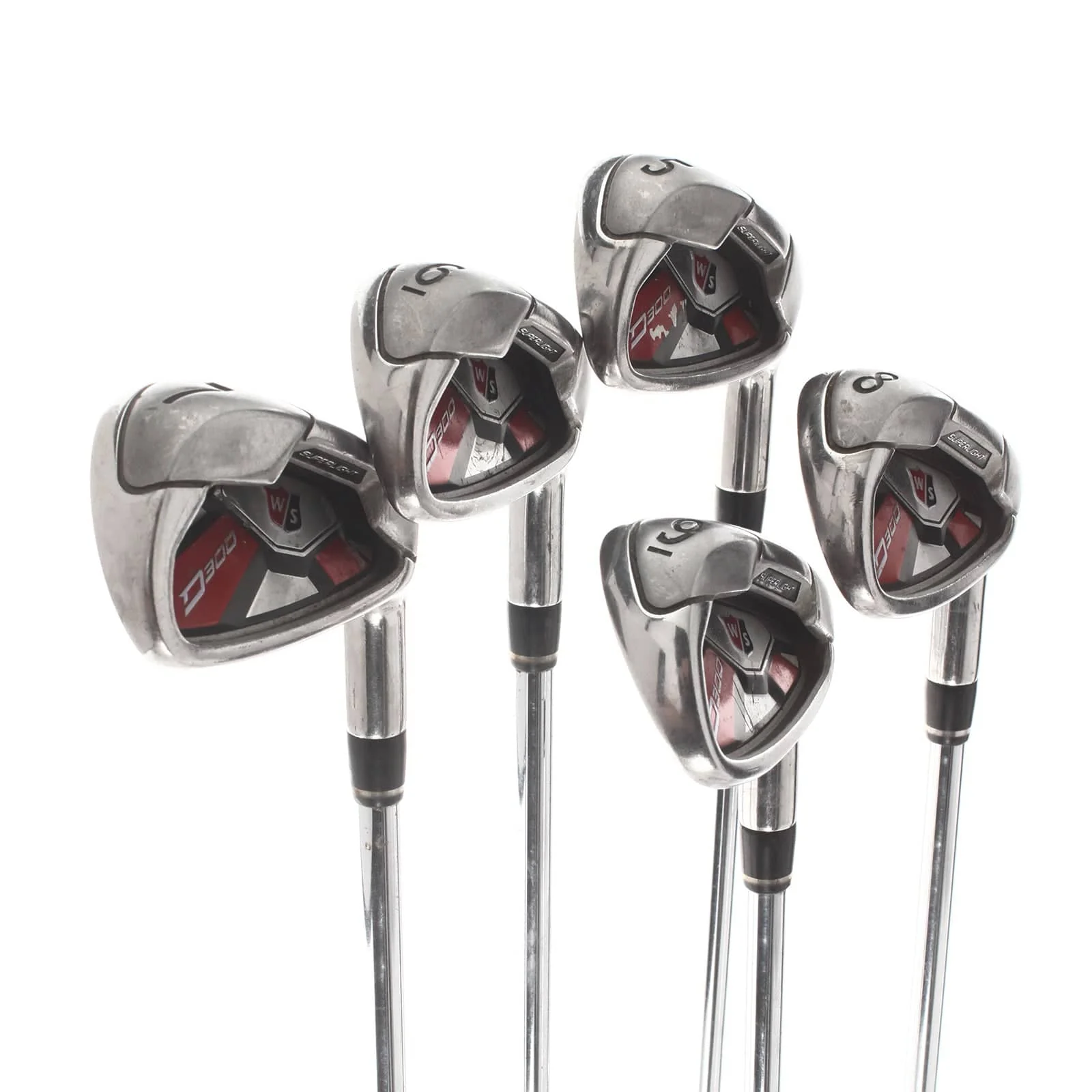 Wilson D300 Steel Mens Right Hand Irons 5-9 Uniflex - Wilson D300 - Image 2