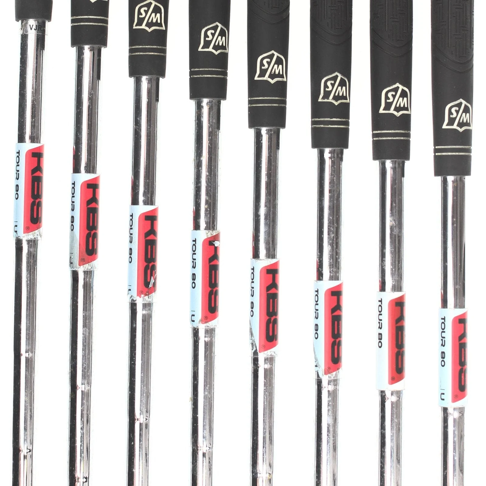 Wilson D300 Steel Mens Right Hand Irons 5-SW+GW Regular - KBS Tour 80 - Image 6