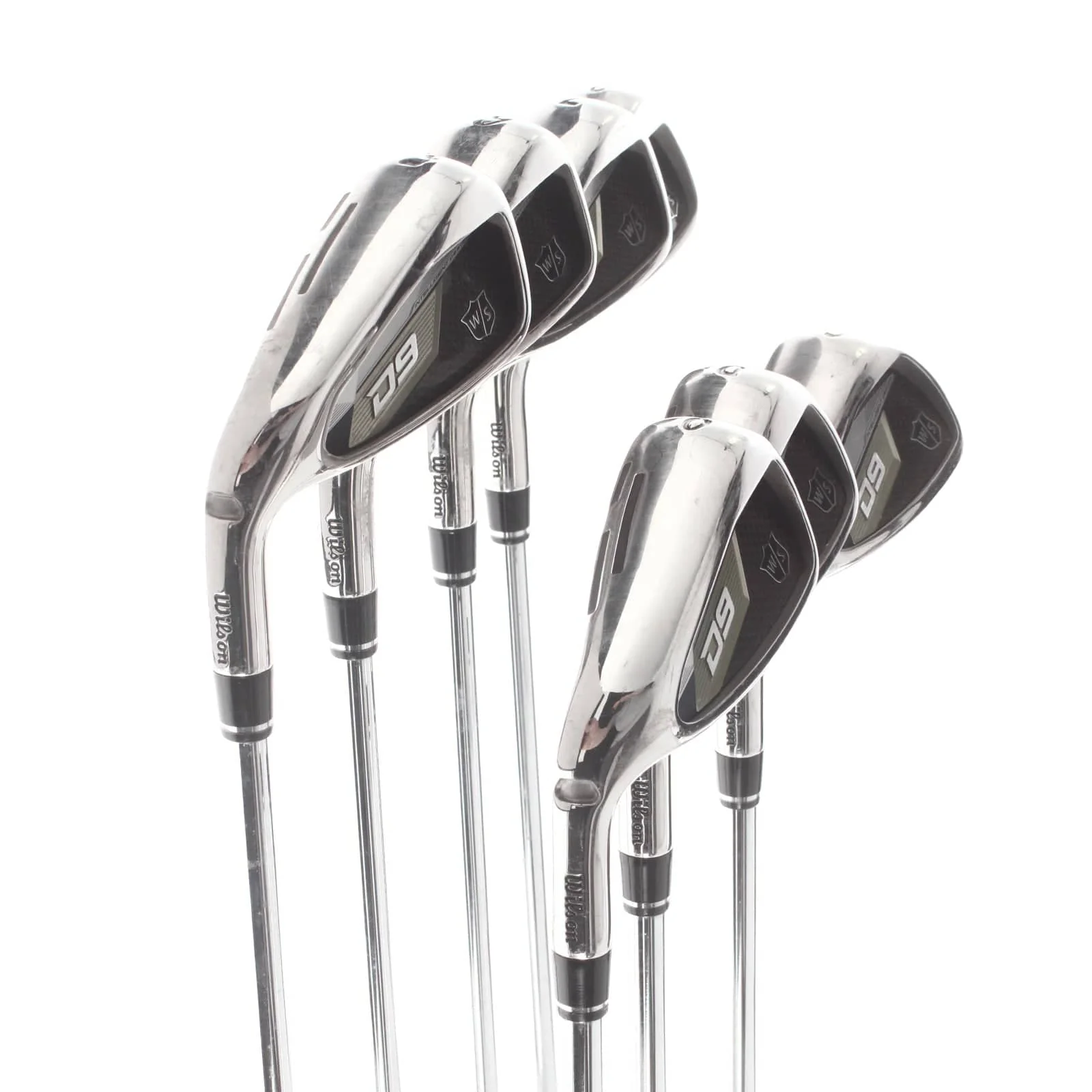 Wilson D9 Steel Mens Left Hand Irons 5-SW Regular - KBS Ultralite - Image 2