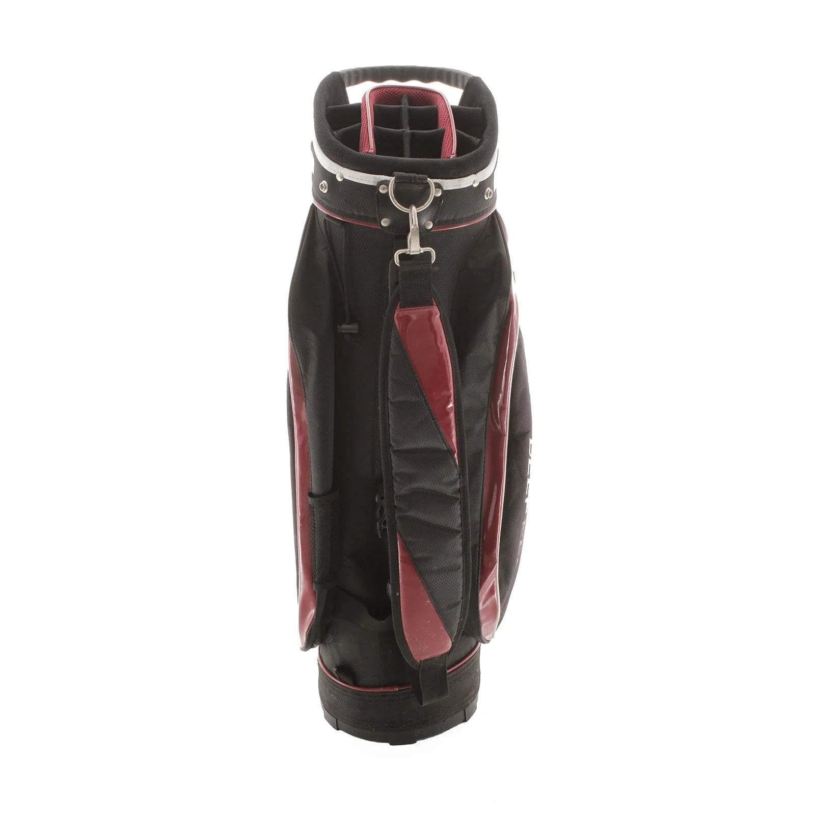 Wilson Deep Red Cart Bag - Black/Red/White - Image 5