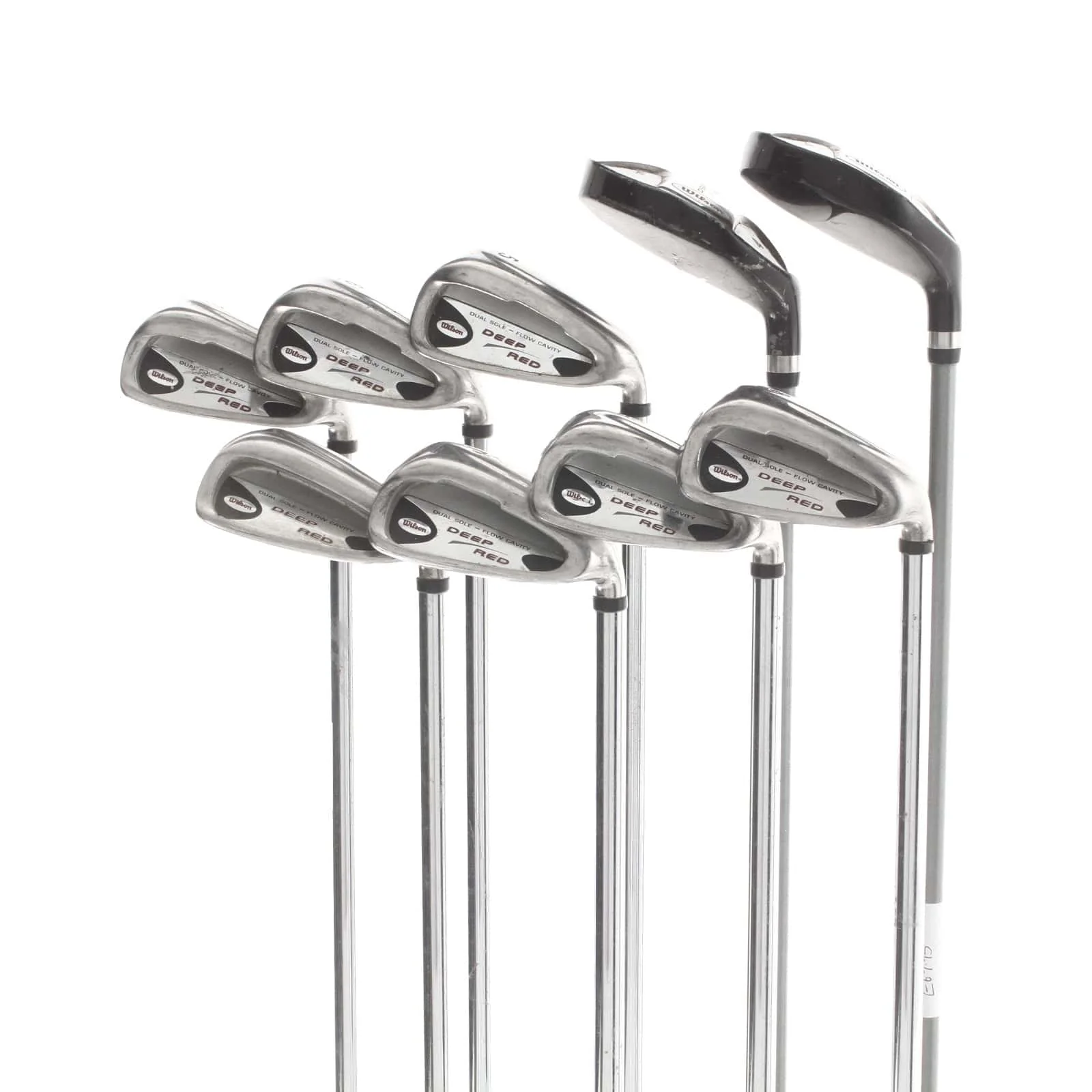 Wilson Deep Red Steel/Graphite Mens Right Hand Irons 3-SW Uniflex - Wilson