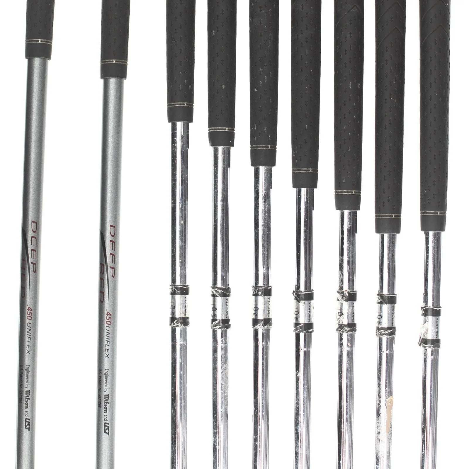 Wilson Deep Red Steel/Graphite Mens Right Hand Irons 3-SW Uniflex - Wilson - Image 6