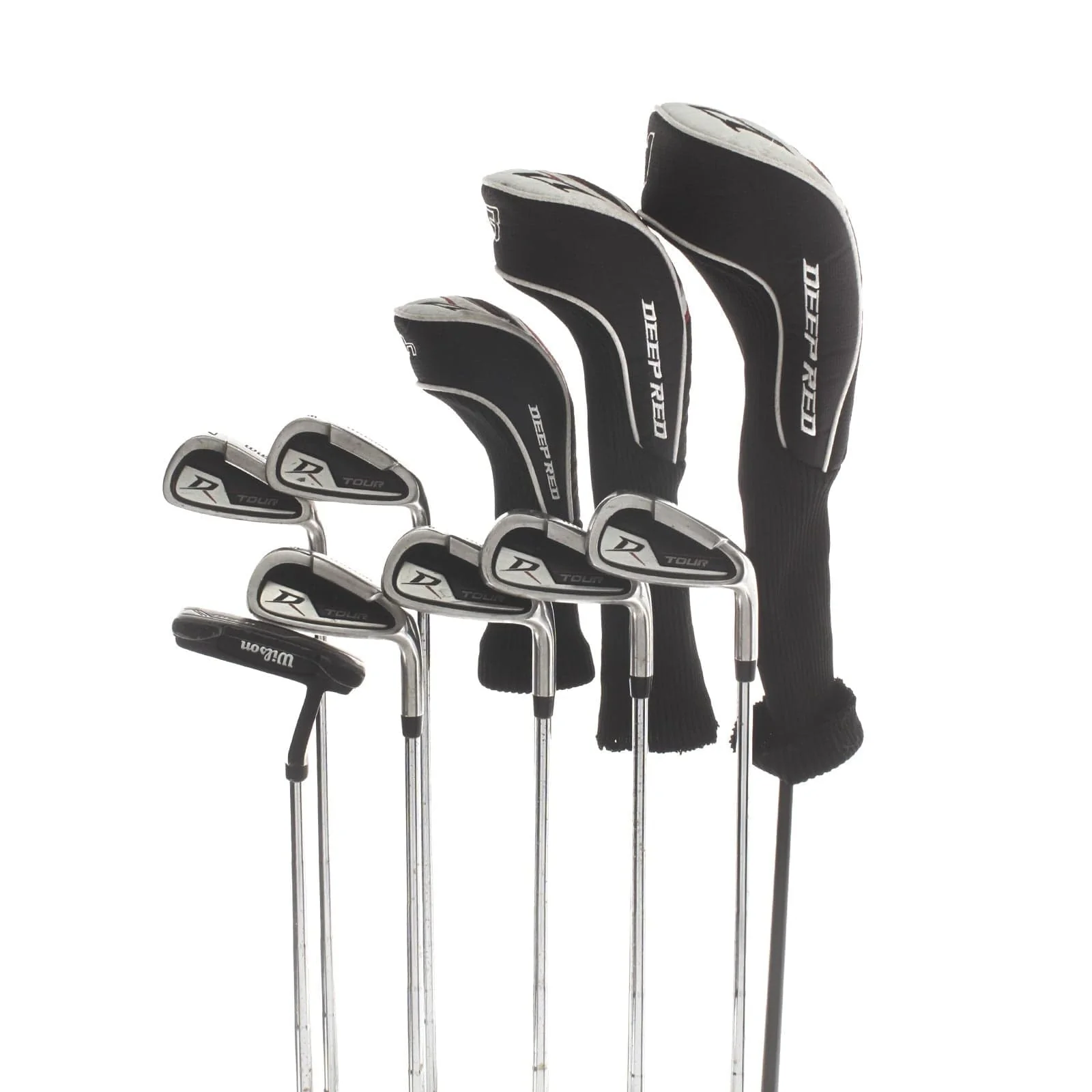 Wilson Deep Red Tour Steel/Graphite Mens Right Hand Package Set 10.5* Regular - Wilson Deep Red