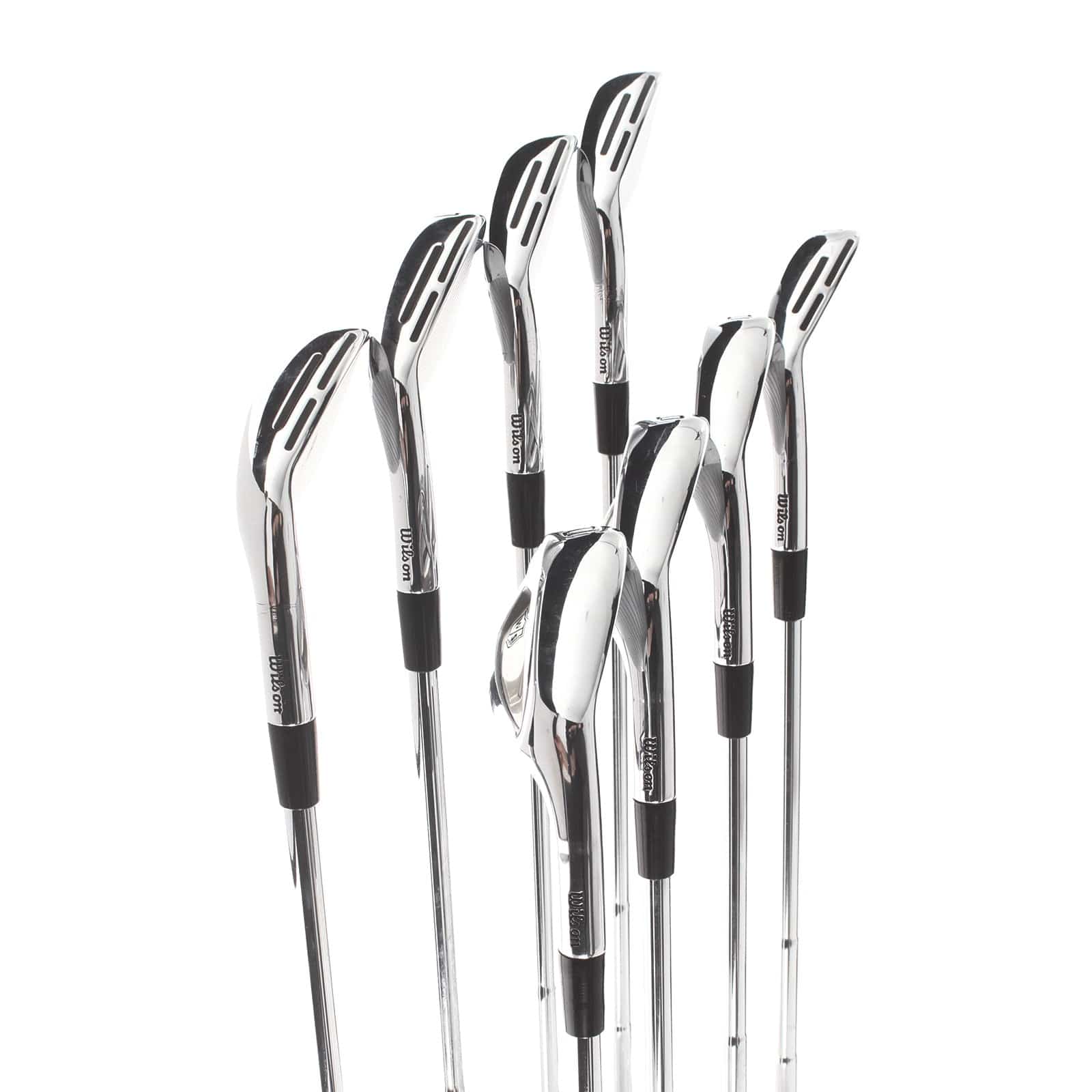 Wilson Dynapower Forged Steel Mens Right Hand Irons 3-PW Stiff - Dynamic Gold 115 S300 - Image 3
