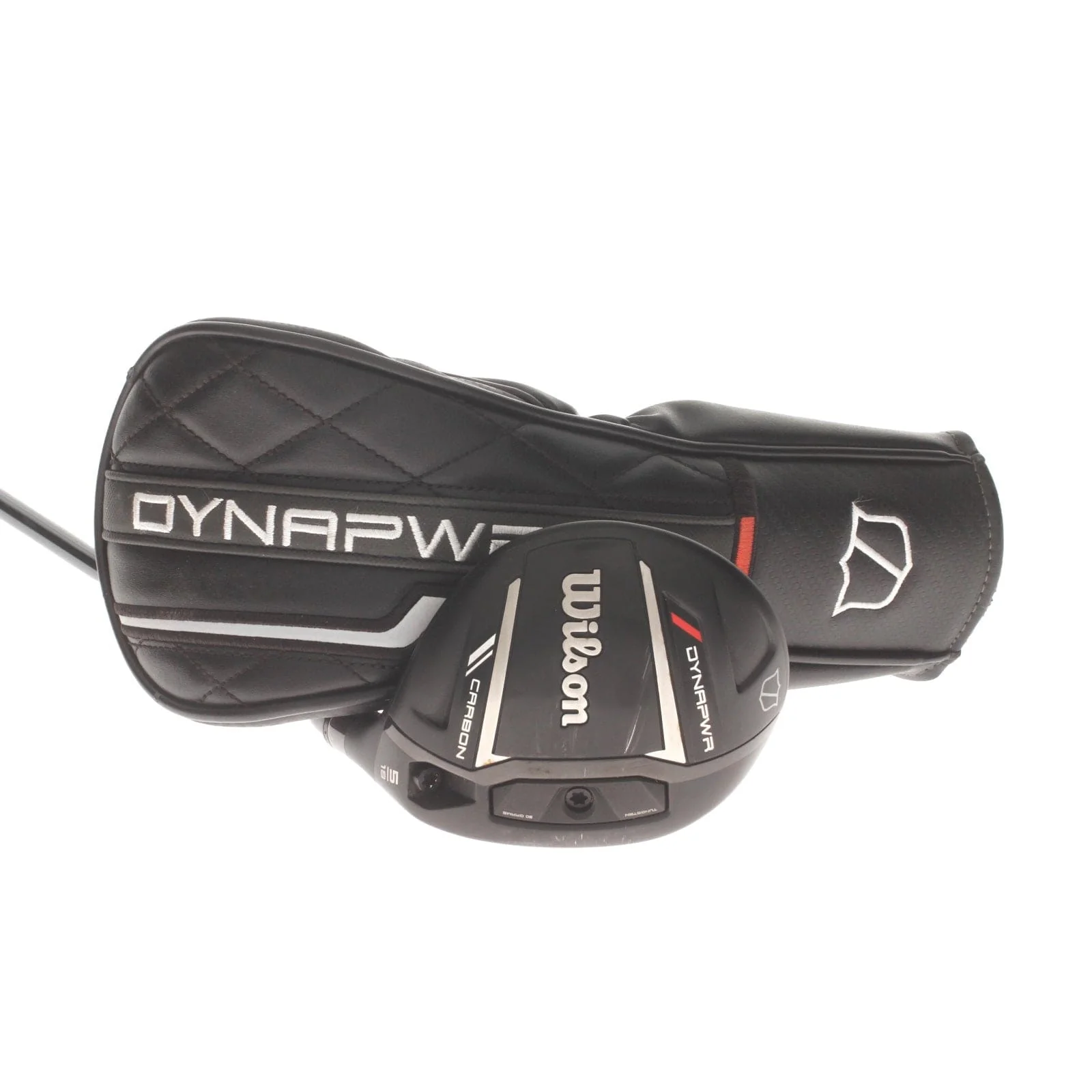 Wilson Dynapwr Carbon 2025 Graphite Mens Right Hand Fairway 5 Wood 18* Senior - UST Mamiya LinQ 5F2 Red