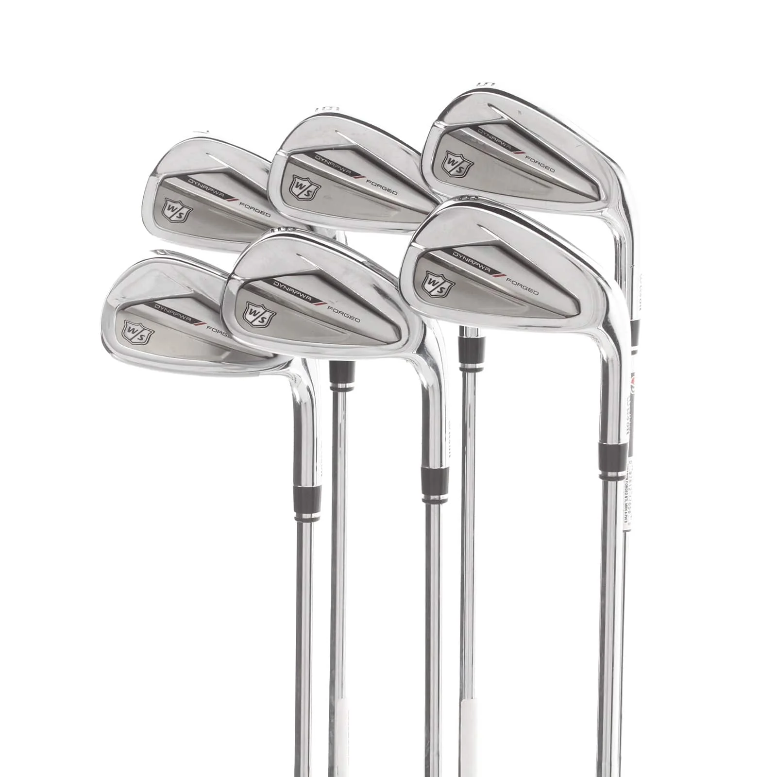 Wilson Dynapwr Forged Steel Mens Right Hand Irons 5-PW Stiff - KBS Tour Lite