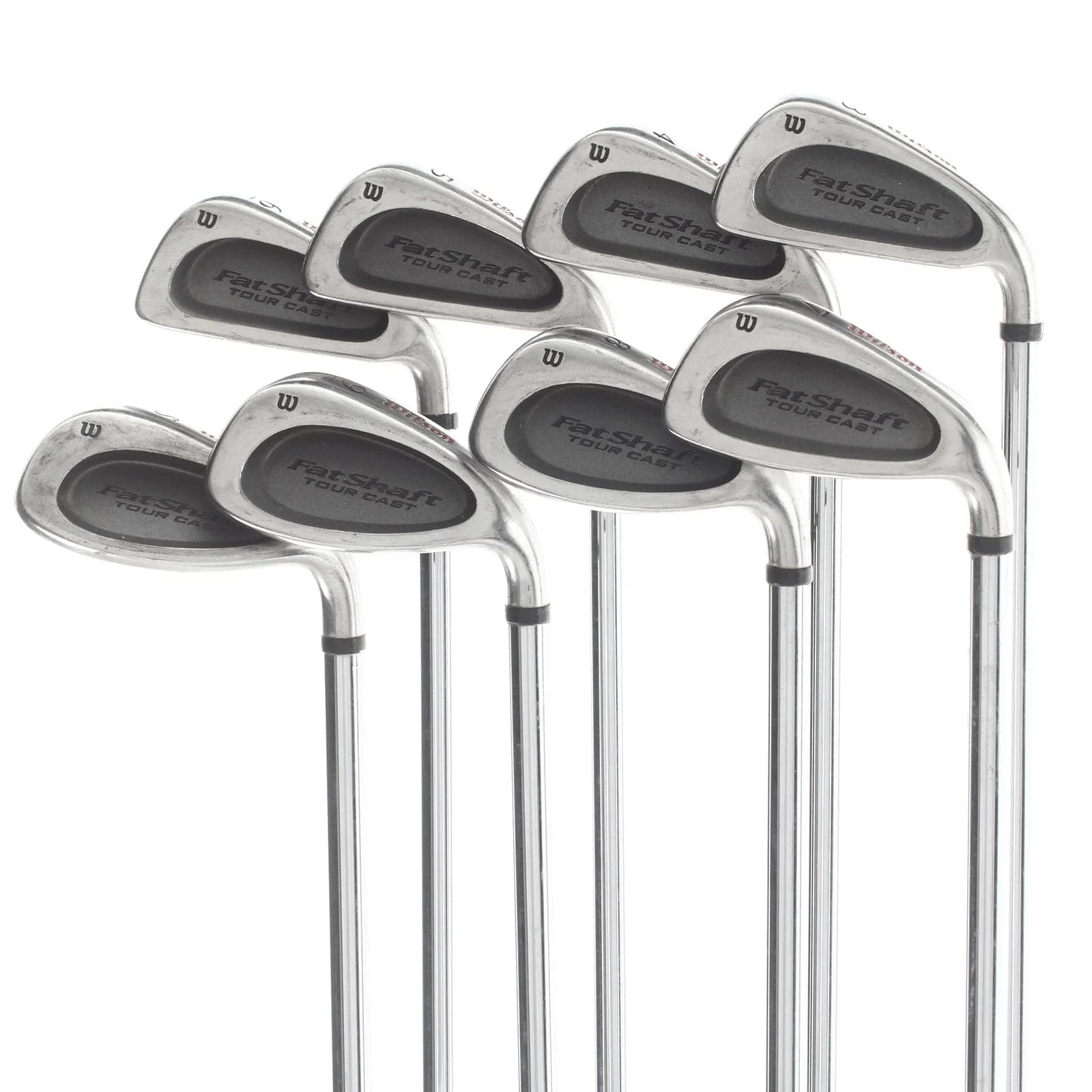 Wilson Fat Shaft Tour Cast Steel Mens Right Hand Irons 3-SW Regular - Wilson Fat Shaft