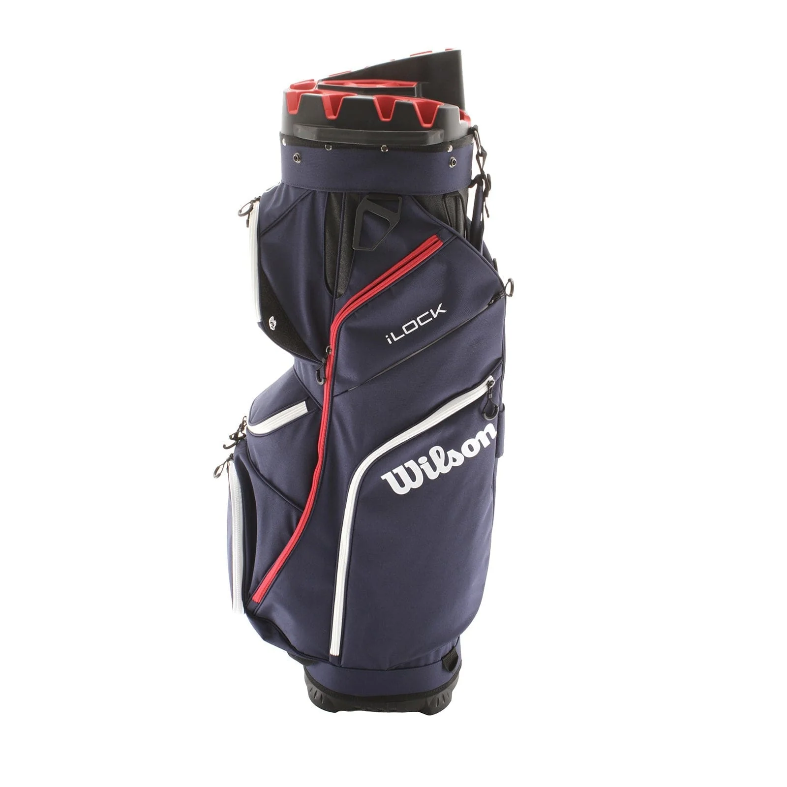 Wilson iLock Cart Bag - Navy/Red/White