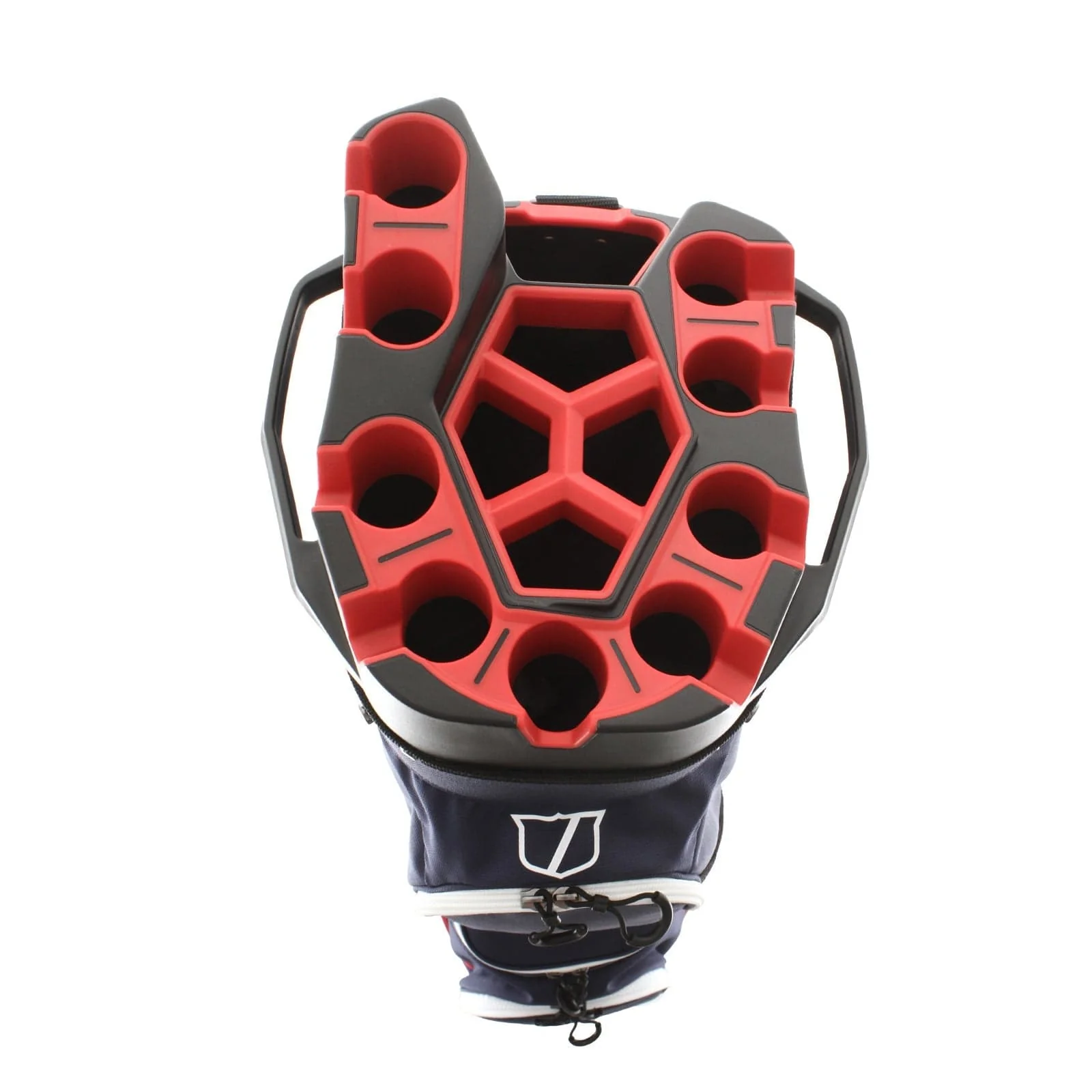 Wilson iLock Cart Bag - Navy/Red/White - Image 2