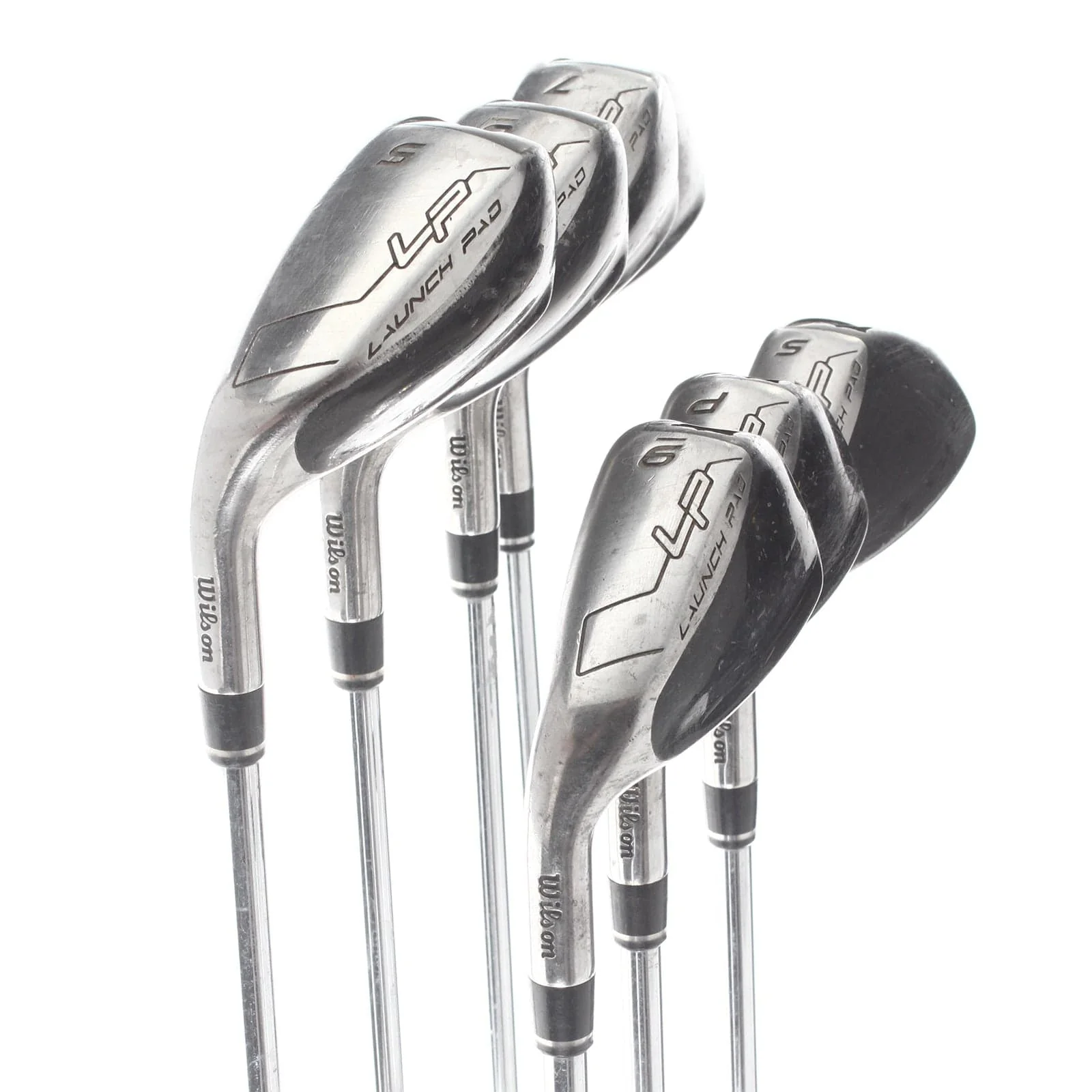 Wilson Launch Pad Steel Mens Left Hand Irons 5-SW Regular - KBS Tour 80 - Image 2