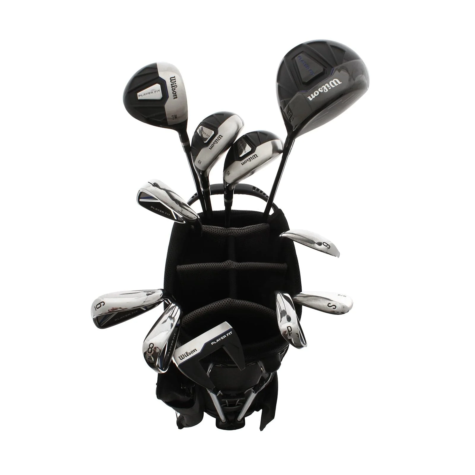 Wilson Player Fit Steel/Graphite Mens Right Hand Package Set Stiff Flex - Image 4