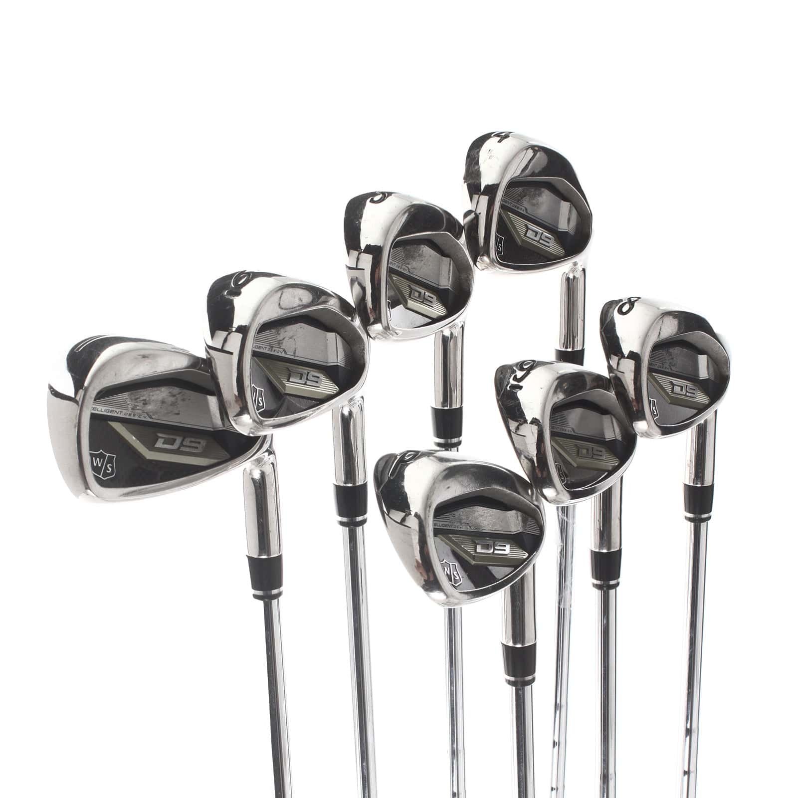 Wilson Staff D9 Steel Mens Right Hand Irons 4-PW Stiff - KBS Tour 105 - Image 2