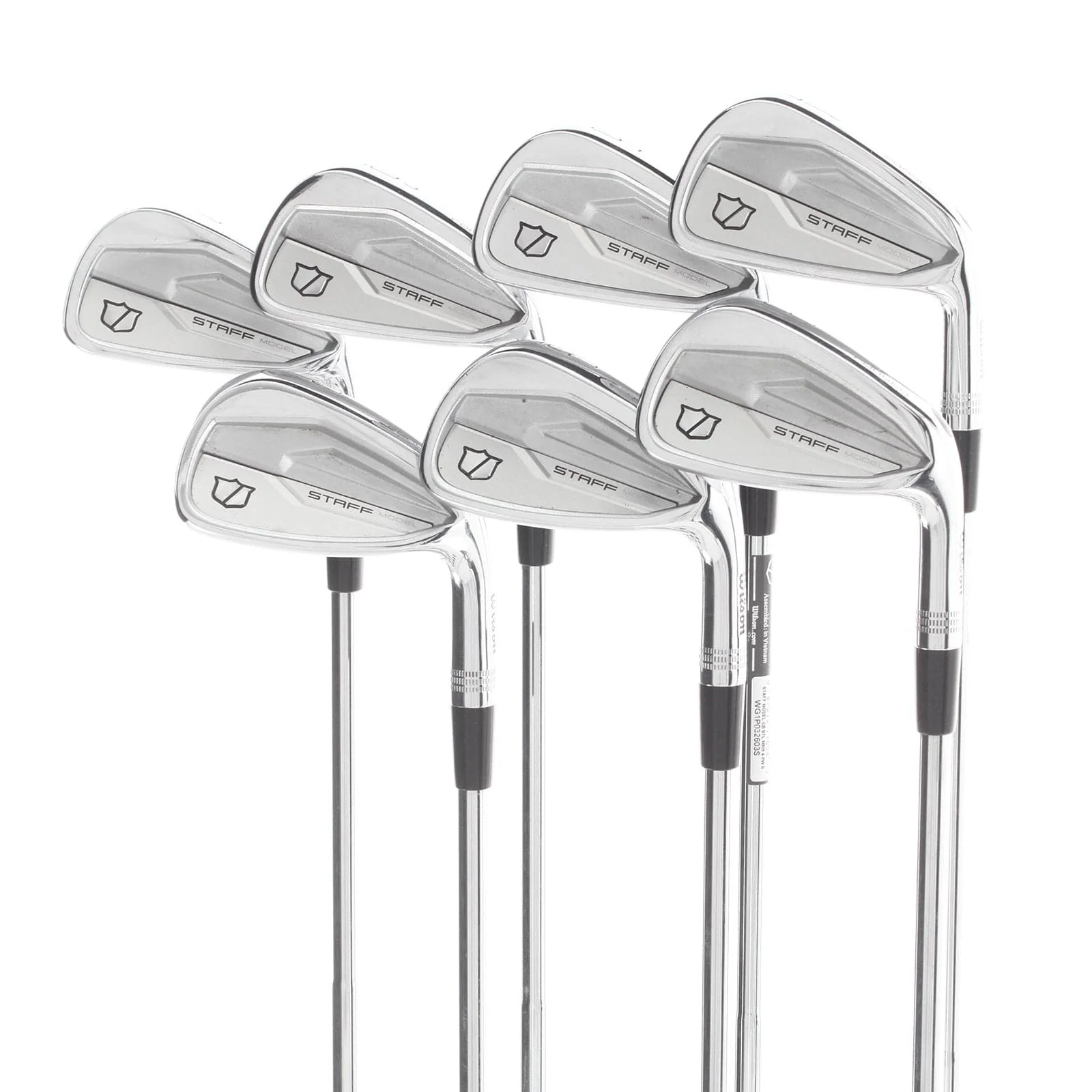 Wilson Staff model 2024 CB Steel Mens Right Hand Irons 4-PW Stiff - Dynamic Gold Mid 115 S300