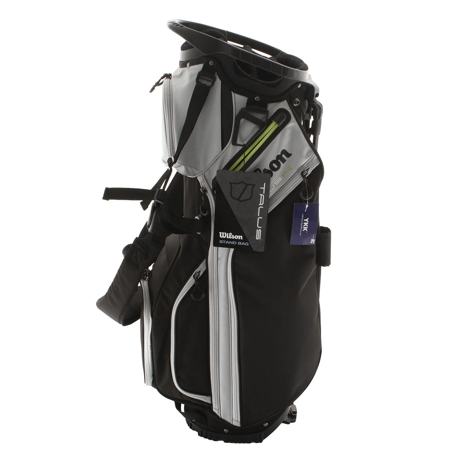 Wilson Staff Talus 14 Stand Bag - Grey/Black/Green - Image 2