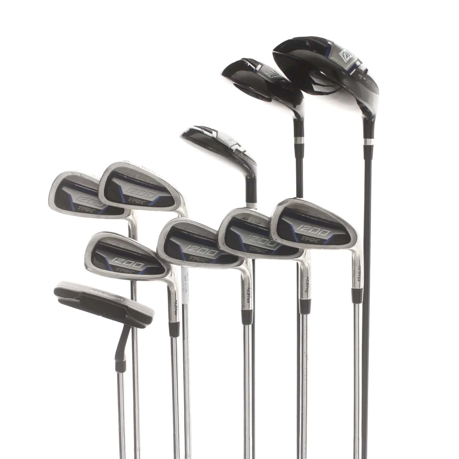 Wilson TPX 1200 Steel/Graphite Mens Right Hand Package Set Regular - Wilson Firestick - Image 2