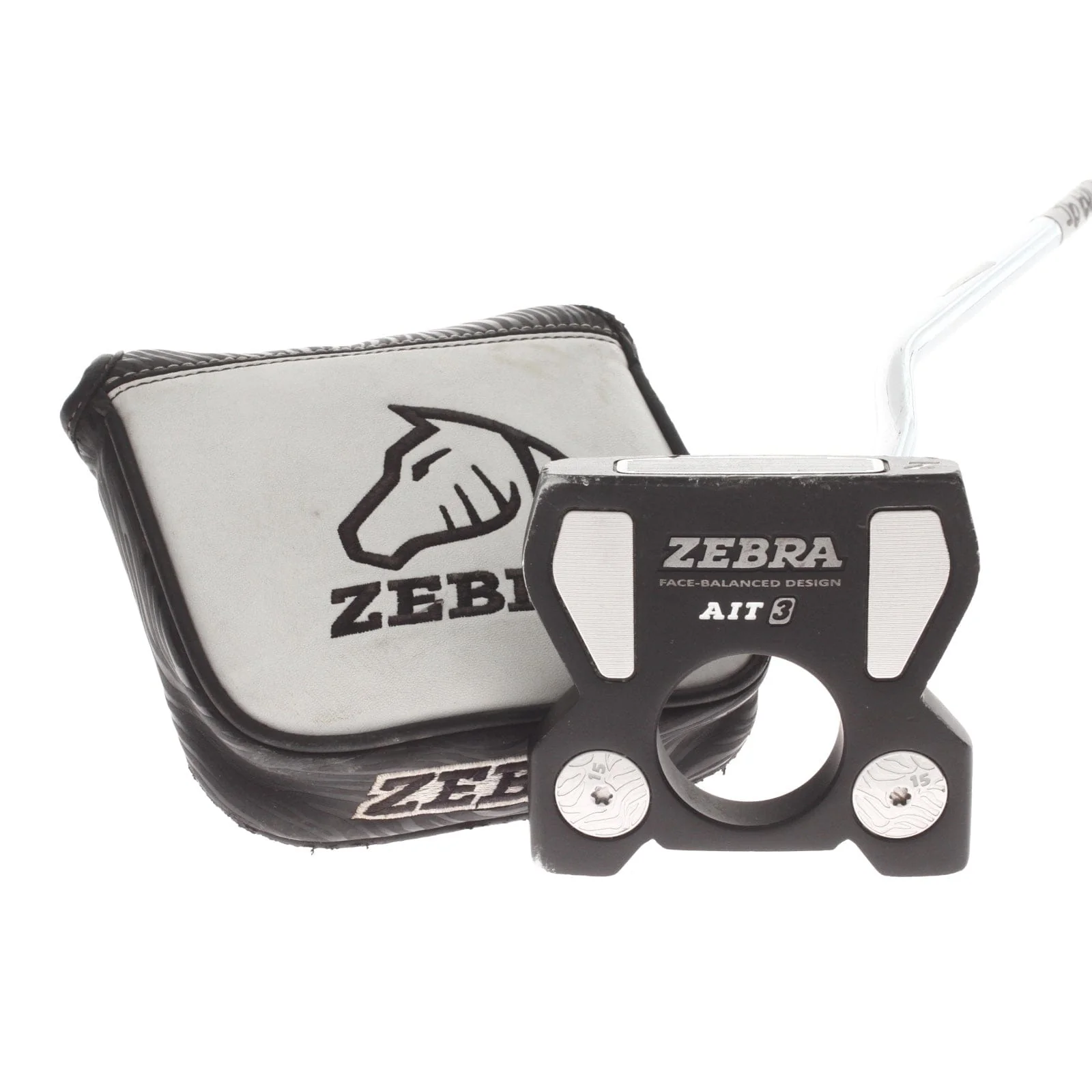 Zebra AIT 3 Mens Right Hand Putter 32.5" Mallet Zebra - Winn AVS Pistol